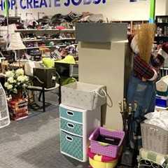 GOODWILL SHOP WITH ME FURNITURE CHAIRS TABLES KITCHENWARE HOME DECOR SHOPPING STORE WALK THROUGH