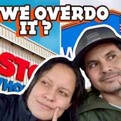 A storm is coming 😳 Let’s shop for food ❄️🌨️