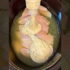 Crockpot Garlic Parmesan Chicken Pasta | Crockpot Recipes #recipe