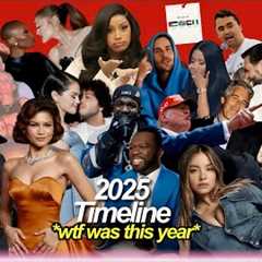 The 2025 Timeline.. pop culture moments we should never forget