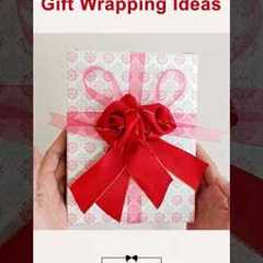 Wedding gift wrapping ideas with ribbon  #giftwrap #howtowrapagift