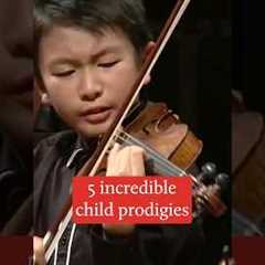 Five phenomenal child prodigies in classical music 🤯 #classicalmusic #music