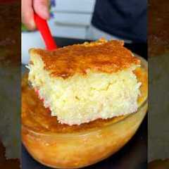 Oven dessert with just four ingredients. Mix it, bake it, and it's ready. #recipe #reels #dessert