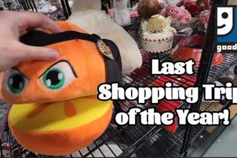 Last Shopping Trip of the Year! Shop Along With Me - Goodwill Thrift Store 