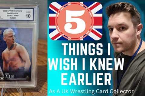 5 Things I Wish I Knew Earlier Collecting Wrestling Cards (5 Tips)