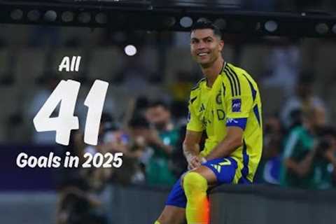 Cristiano Ronaldo - All 41 Goals in 2025 with Commentary