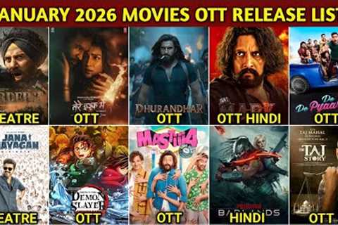 January 2026 OTT Movies &amp; Web Series Release Update Full List | Netflix, Prime Video, Zee5, Jio