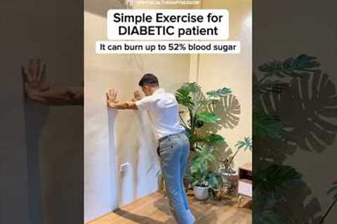 Simple exercise for DIABETIC PATIENT! #diabetes #diabetic #diabeticcare