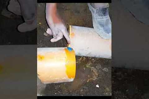 Plumbing pipe drain line repair tips #plumbingtips #shortsfeed #construction #plumberindia #viral