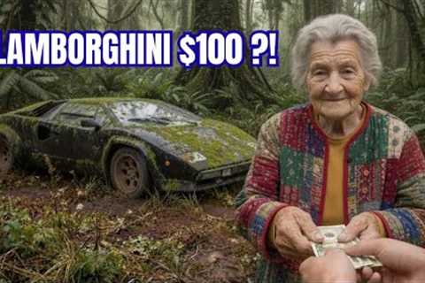 I Bought 1980 LAMBORGHINI COUNTACH for ONLY $100! Grandma Sold Me His Abandoned (Full Restoration)