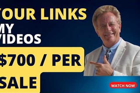 How to Earn Huge Affiliate Commissions Putting Your Link on My Video!