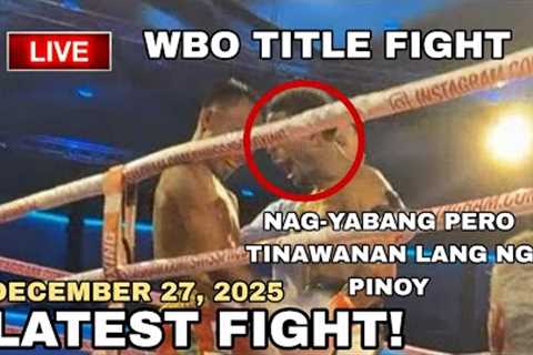 LATEST FIGHT! December 27, 2025 l Jeo Santisima vs. Angelo Pena WBO Inter-Continental