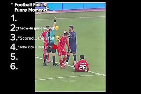 Funniest Football Moments 😂⚽