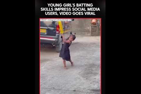 Young Girl's Batting Skills Impress Social Media Users; Video Goes Viral