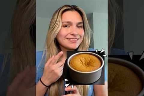 How to Fix the Most Common Cake Fail (Sunken Cakes!) 🎂 #bakingtips #cakefail #dessertschool