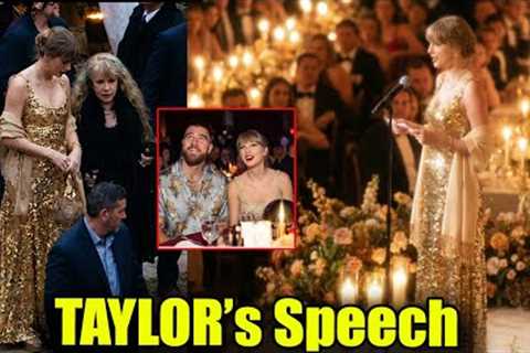 EXCLUSIVE! Taylor Swift Give UNFORGETTABLE Speech at Haims' NYE Wedding with Travis Kelce