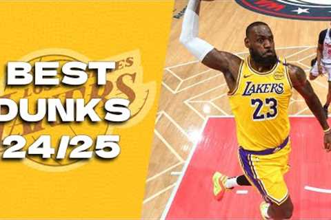 LeBron James Best dunks of 24/25 season