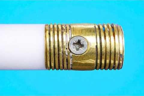 How could I have missed this amazing technique! Simple way to repair PPR/PVC pipes.