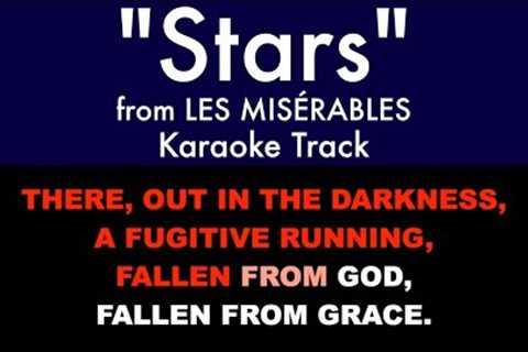 Stars from Les Misérables - Karaoke Track with Lyrics on Screen
