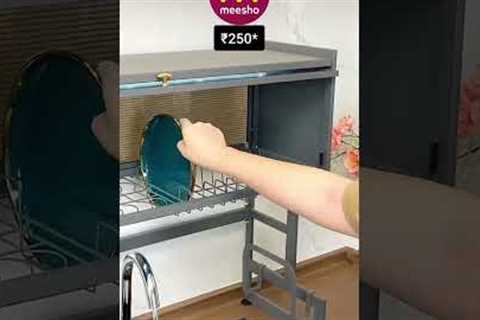 Sink dish rack #meesho #meeshofinds #crazy products