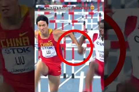 He got Caught Cheating 😡 | #athletics #athlete #reaction #crazy
