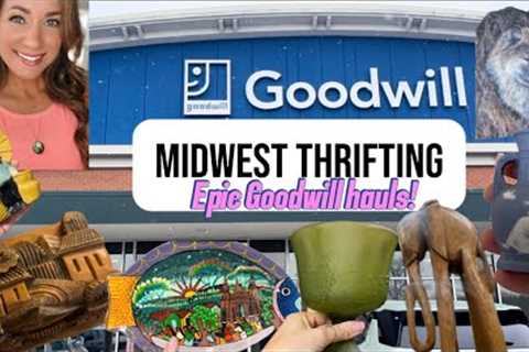 Epic Midwest Thrift Trip! Several Goodwills & Attic Window Thrift 