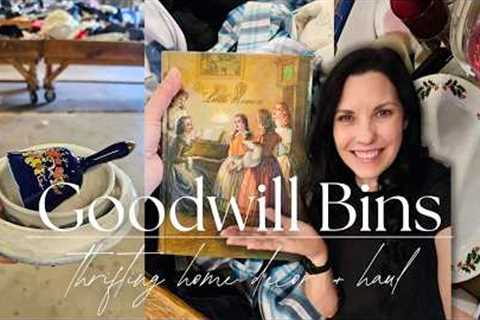 GOODWILL BINS HOME DÉCOR THRIFT WITH ME 2026 | Shop with Me + Thrift Haul
