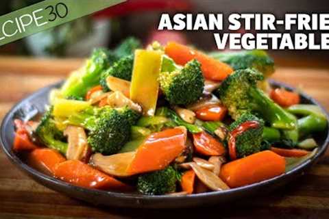 Asian stir fried vegetables
