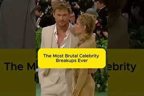 The most Brutal Clebrity Breakups Ever. #celebrity #hollywood #trending #shorts