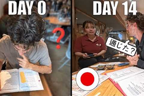 I Learned Japanese For 14 Days — Then Tested It in Japan 🇯🇵