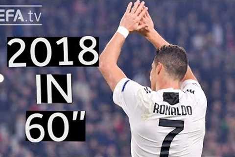 The best of CRISTIANO RONALDO's 2018 in 60 seconds!