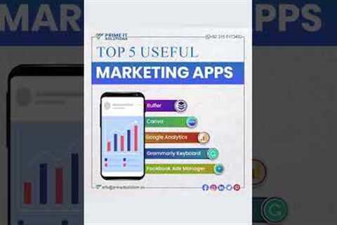 Top 5 Useful Marketing Apps - Prime IT Solutions