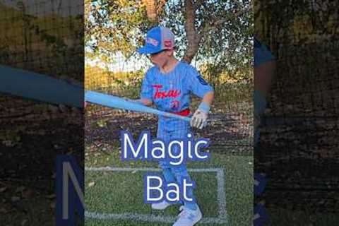 Magic baseball bat? #baseball #baseballswing #baseballlife #rawlings