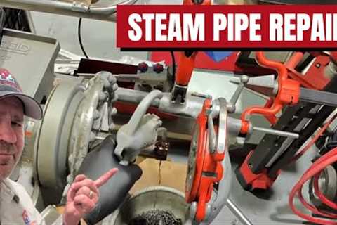 Leaking Steam Pipe Repair by Master Plumber | Real Life Steam Heating Fix