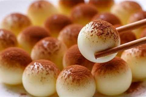 Sweet Milk Balls - Amazing Easy Dessert Recipe in 10 minutes! No oven! No gelatin!