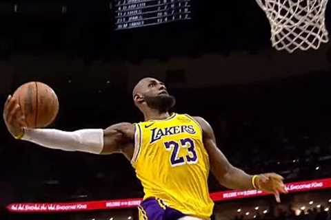 LEBRON JAMES VINTAGE WINDMILL DUNK AT 41-YEARS-OLD 🤯 | NBA on ESPN