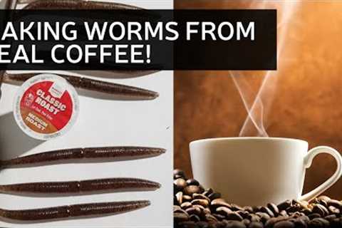 Making Worms from Real Coffee - Bass Baits
