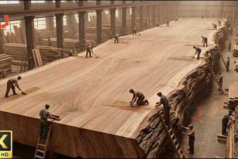 Extreme Giant Wood Processing | Massive Machinery Handling Enormous Logs