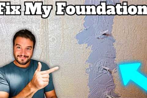Easiest way to repair a foundation crack