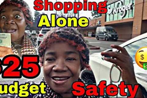 SHOPPING ALONE DISABLED ON A $25 BUDGET IN MY GOODWILL CLOTHES + SAFETY TIPS 