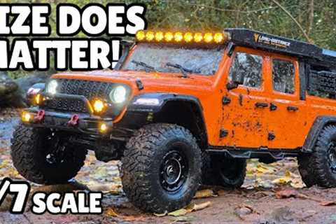 ALMOST The ULTIMATE Trail Truck! - HUGE 1/7 Scale Rlaarlo JK07 Pro Review