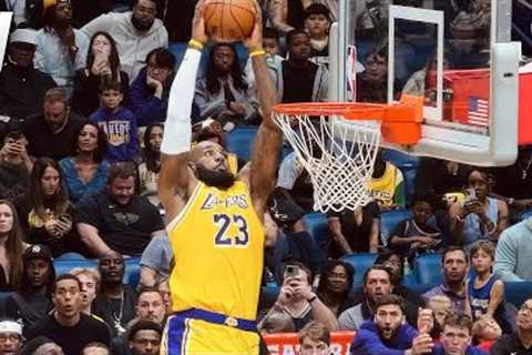 LeBron James DUNK SHOW 😱 Almost Looking At The Rim