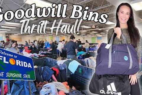 Thrifting in FLORIDA! HUGE Thrift Haul from the Goodwil Bins to Resell Online #thrifting #resell
