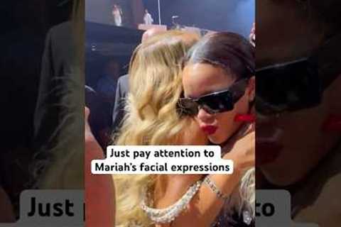 Mariah Carey and Rihanna ❤️ #mariahcarey #rihanna #riri #asaprocky #fyp #singing #dance #christmas