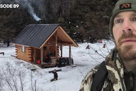 TRESPASSER, Sauna Stove + Chimney |EP89| Log Cabin Build on Off-Grid Homestead