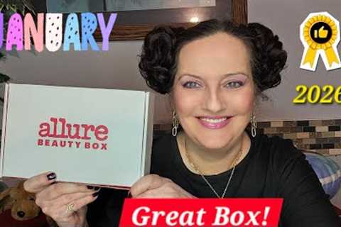 ALLURE BEAUTY BOX | JANUARY 2026 | 4 FULL SIZE ITEMS, PLUS, A BLAKE (LIVELY) BROWN BRAND! 🎉