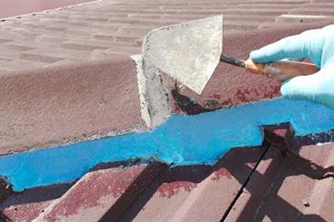 Roof Pointing With Flexible Mortar - DYI My Tips