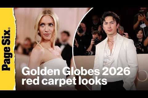Watch Live! Celebrities arrive at the 2026 Golden Globes