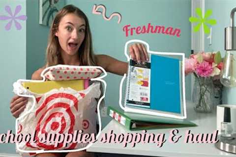 School supplies shopping &amp; haul: back to school supplies