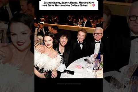 The OMITB cast reunites again. 💖 #selenagomez #goldenglobes #fyp